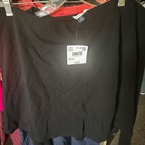 NWT American Eagle Black Skort Long, Comfortable and Dresses Up or Down